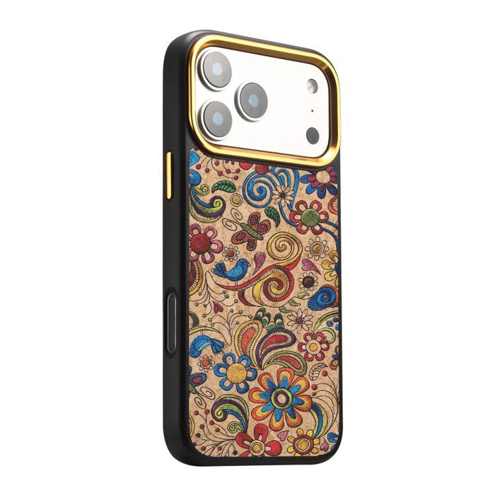 Funda magnética para teléfono Senior A28+1 con diseño de bordado étnico, For iPhone 17 Pro Max, For iPhone 17 Pro, For iPhone 16 Pro Max, For iPhone 16 Pro, For iPhone 15 Pro Max, For iPhone 15 Pro