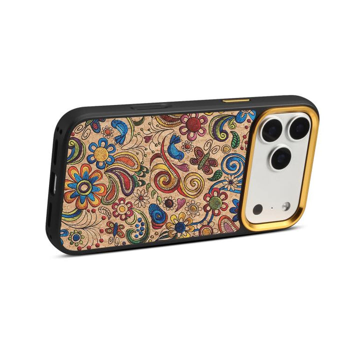 Funda magnética para teléfono Senior A28+1 con diseño de bordado étnico, For iPhone 17 Pro Max, For iPhone 17 Pro, For iPhone 16 Pro Max, For iPhone 16 Pro, For iPhone 15 Pro Max, For iPhone 15 Pro