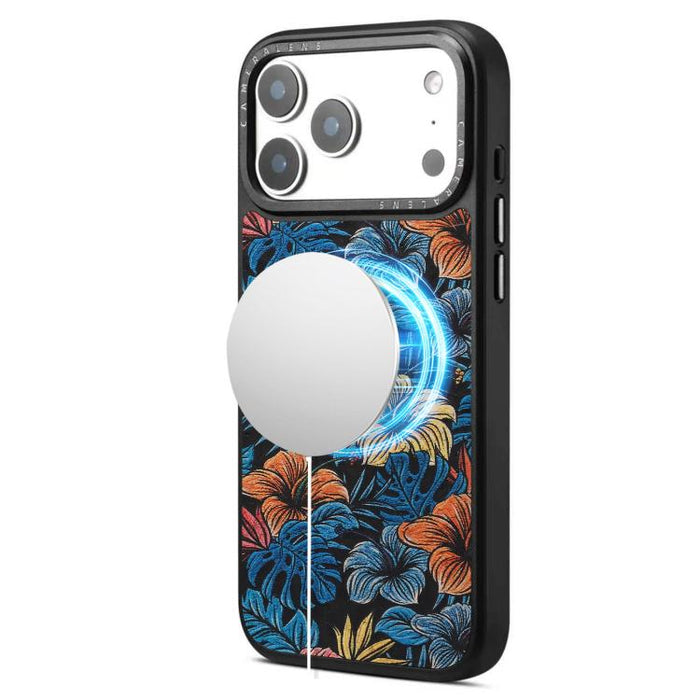 Funda magnética para teléfono Senior A28 con estampado étnico bordado, For iPhone 17 Pro Max, For iPhone 17 Pro, For iPhone 16 Pro Max, For iPhone 16 Pro, For iPhone 15 Pro Max, For iPhone 15 Pro
