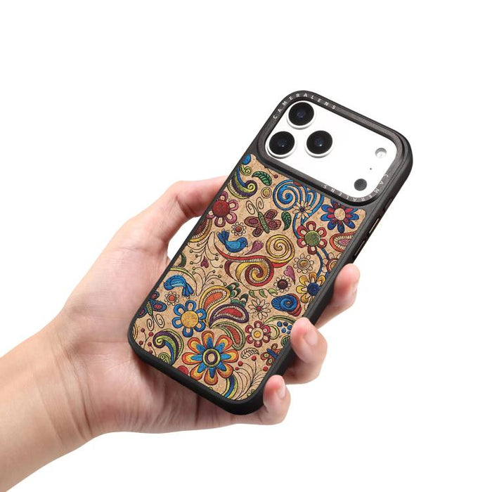 Funda magnética para teléfono Senior A28 con estampado étnico bordado, For iPhone 17 Pro Max, For iPhone 17 Pro, For iPhone 16 Pro Max, For iPhone 16 Pro, For iPhone 15 Pro Max, For iPhone 15 Pro