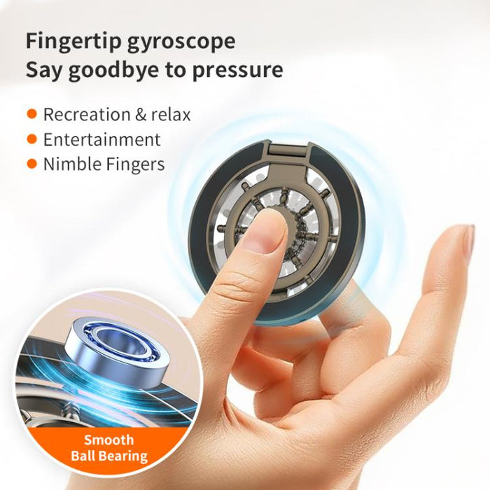 Soporte magnético plegable de doble cara con diseño de timón de barco, giratorio 360 grados