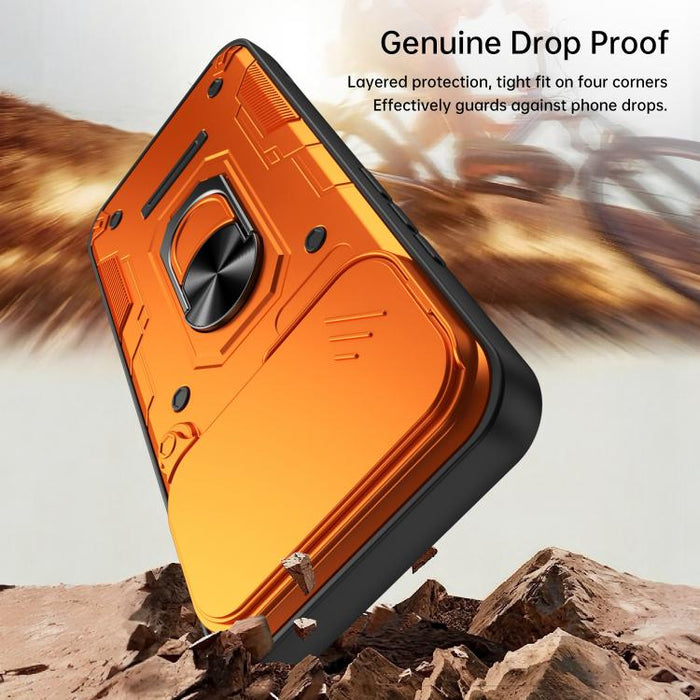 Funda para teléfono Nanshan Armor con soporte deslizante para anillo Camshield, For Xiaomi 17 Pro Max, For Xiaomi 17 Pro, For Xiaomi 17