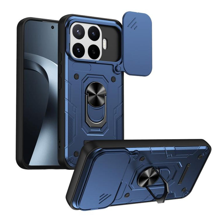 Funda para teléfono Nanshan Armor con soporte deslizante para anillo Camshield, For Xiaomi 17 Pro Max, For Xiaomi 17 Pro, For Xiaomi 17