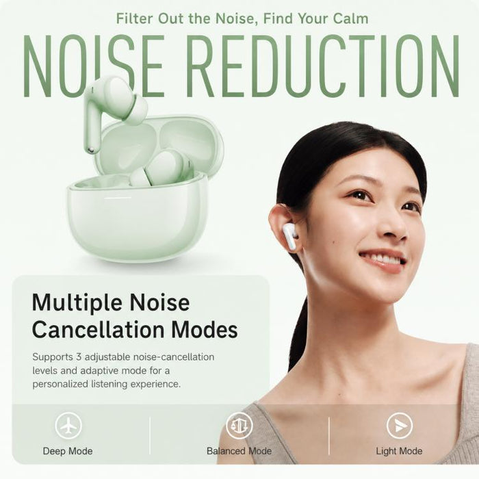 Auriculares Bluetooth intrauditivos Xiaomi REDMI Buds 8 originales con cancelación de ruido inteligente.