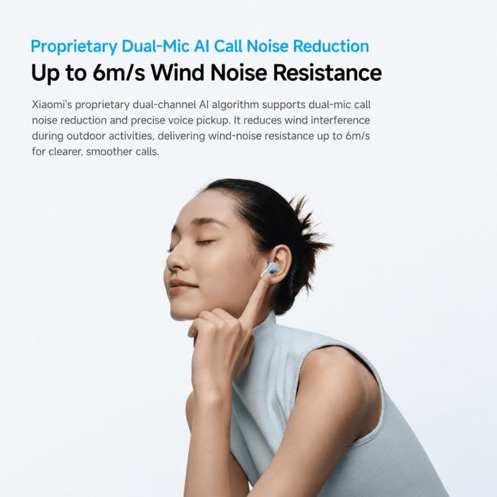 Auriculares Bluetooth originales Xiaomi REDMI Buds 8 Lite con cancelación activa de ruido.