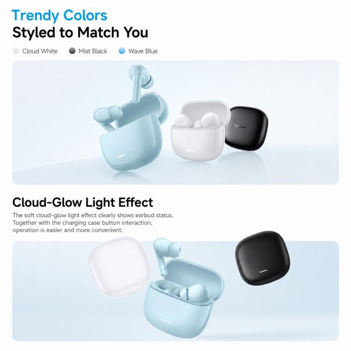 Auriculares Bluetooth originales Xiaomi REDMI Buds 8 Lite con cancelación activa de ruido.