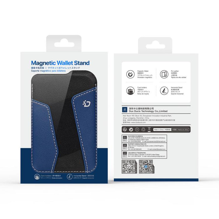 Tarjetero magnético RFID multifunción de estilo empresarial de la serie DUX DUCIS ERH