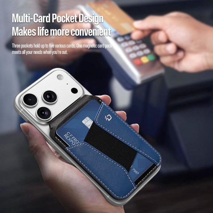 Tarjetero magnético RFID multifunción de estilo empresarial de la serie DUX DUCIS ERH