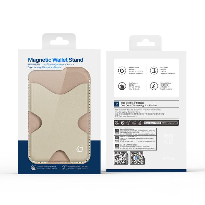 Tarjetero magnético con bloqueo RFID estilo mariposa de la serie DUX DUCIS PAPO