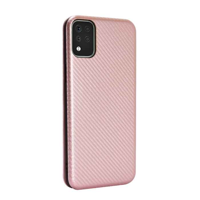 Textura de fibra de carbono Flip horizontal magnético TPU + PC + Funda de cuero PU con ranura para tarjeta, For LG K42, For OPPO Realme V5 / Realme Q2, For Wiko View5 Plus, For Huawei P Smart 2021 / Y7A, For Xiaomi Mi 10T Lite