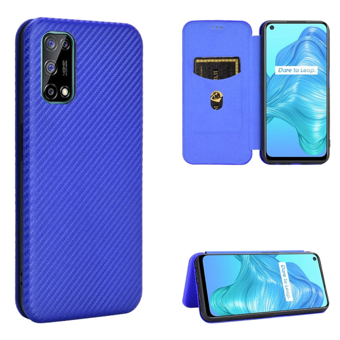 Textura de fibra de carbono Flip horizontal magnético TPU + PC + Funda de cuero PU con ranura para tarjeta, For LG K42, For OPPO Realme V5 / Realme Q2, For Wiko View5 Plus, For Huawei P Smart 2021 / Y7A, For Xiaomi Mi 10T Lite