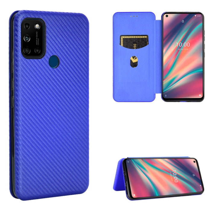 Textura de fibra de carbono Flip horizontal magnético TPU + PC + Funda de cuero PU con ranura para tarjeta, For LG K42, For OPPO Realme V5 / Realme Q2, For Wiko View5 Plus, For Huawei P Smart 2021 / Y7A, For Xiaomi Mi 10T Lite