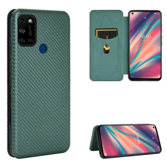 Textura de fibra de carbono Flip horizontal magnético TPU + PC + Funda de cuero PU con ranura para tarjeta, For LG K42, For OPPO Realme V5 / Realme Q2, For Wiko View5 Plus, For Huawei P Smart 2021 / Y7A, For Xiaomi Mi 10T Lite