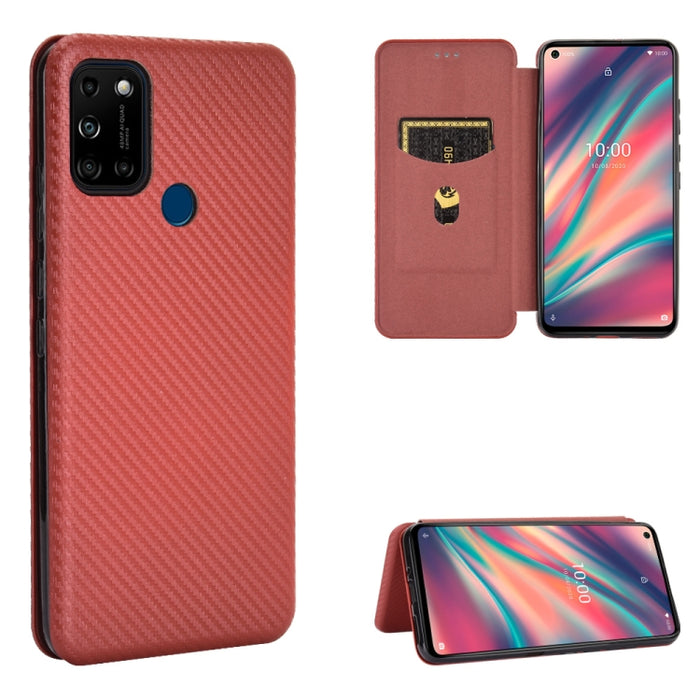 Textura de fibra de carbono Flip horizontal magnético TPU + PC + Funda de cuero PU con ranura para tarjeta, For LG K42, For OPPO Realme V5 / Realme Q2, For Wiko View5 Plus, For Huawei P Smart 2021 / Y7A, For Xiaomi Mi 10T Lite