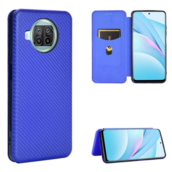 Textura de fibra de carbono Flip horizontal magnético TPU + PC + Funda de cuero PU con ranura para tarjeta, For LG K42, For OPPO Realme V5 / Realme Q2, For Wiko View5 Plus, For Huawei P Smart 2021 / Y7A, For Xiaomi Mi 10T Lite