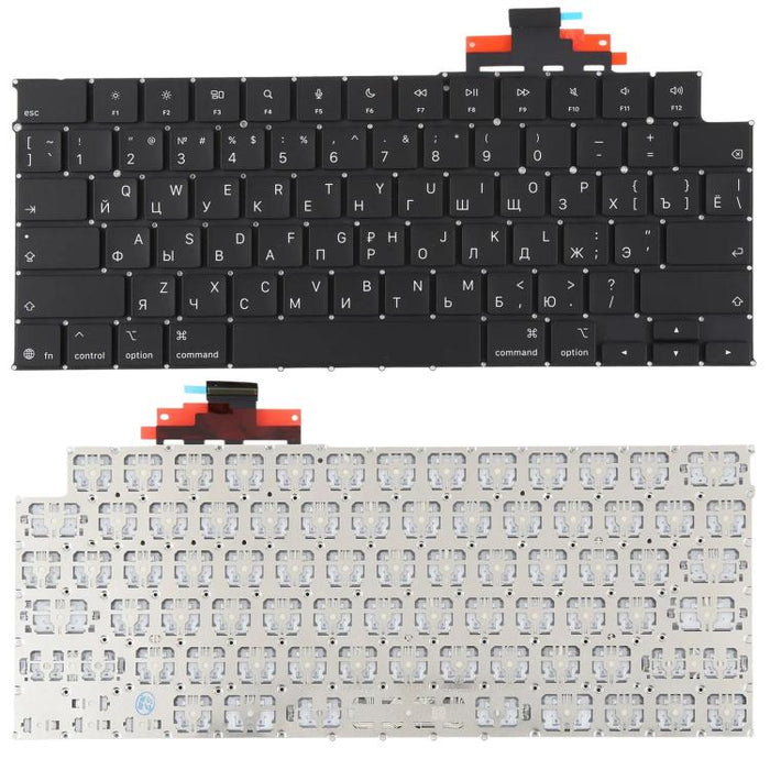 Teclas Enter pequeñas para MacBook A3448 A3449 (versión estadounidense), Russian, US Version