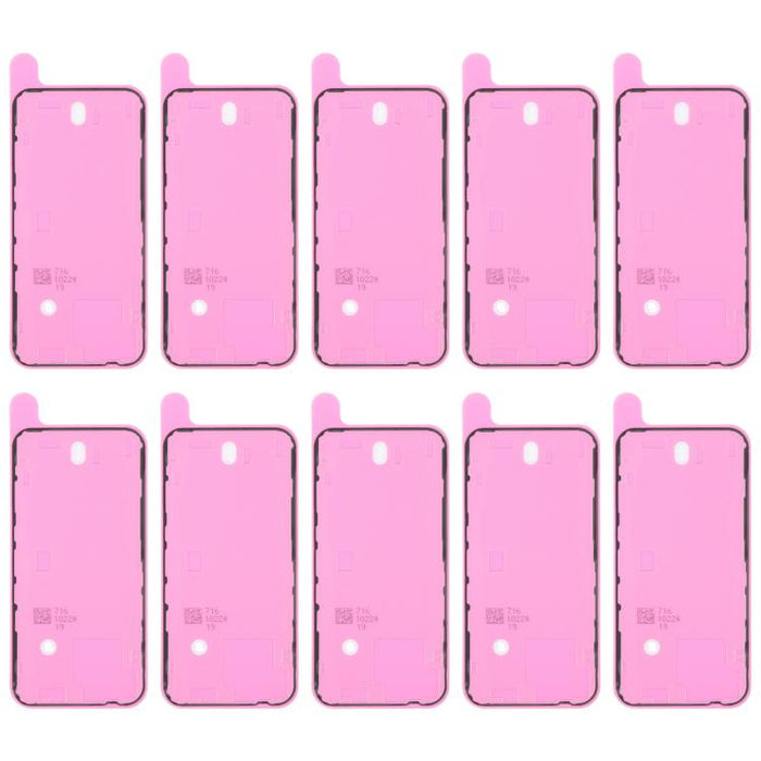 10 unidades de adhesivo para la cubierta de la carcasa trasera OEM, compatible con pruebas de hermeticidad., For iPhone 14, For iPhone 14 Plus, For iPhone 15, For iPhone 15 Plus, For iPhone 15 Pro Max, For iPhone 15 Pro, For iPhone 16, For iPhone 16 Pl...