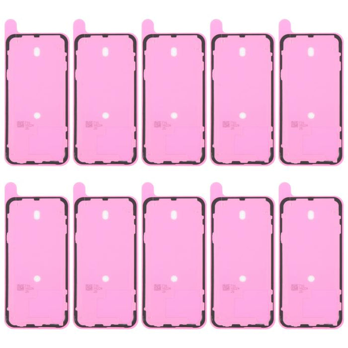 10 unidades de adhesivo para la cubierta de la carcasa trasera OEM, compatible con pruebas de hermeticidad., For iPhone 14, For iPhone 14 Plus, For iPhone 15, For iPhone 15 Plus, For iPhone 15 Pro Max, For iPhone 15 Pro, For iPhone 16, For iPhone 16 Pl...