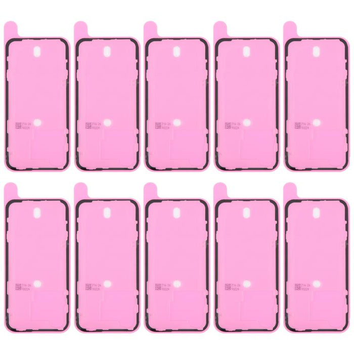 10 unidades de adhesivo para la cubierta de la carcasa trasera OEM, compatible con pruebas de hermeticidad., For iPhone 14, For iPhone 14 Plus, For iPhone 15, For iPhone 15 Plus, For iPhone 15 Pro Max, For iPhone 15 Pro, For iPhone 16, For iPhone 16 Pl...