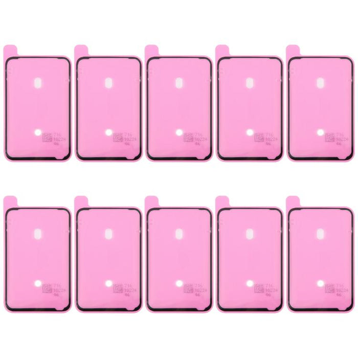 10 unidades de adhesivo para la cubierta de la carcasa trasera OEM, compatible con pruebas de hermeticidad., For iPhone 14, For iPhone 14 Plus, For iPhone 15, For iPhone 15 Plus, For iPhone 15 Pro Max, For iPhone 15 Pro, For iPhone 16, For iPhone 16 Pl...