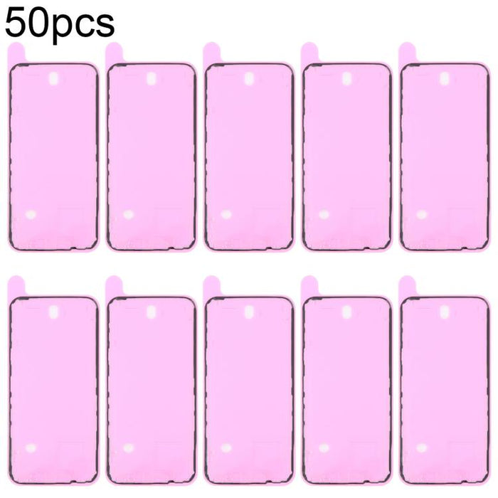 50 unidades de adhesivo para la cubierta de la carcasa trasera OEM, compatible con pruebas de hermeticidad., For iPhone 14, For iPhone 14 Plus, For iPhone 15, For iPhone 15 Plus, For iPhone 15 Pro Max, For iPhone 15 Pro, For iPhone 16, For iPhone 16 Pl...