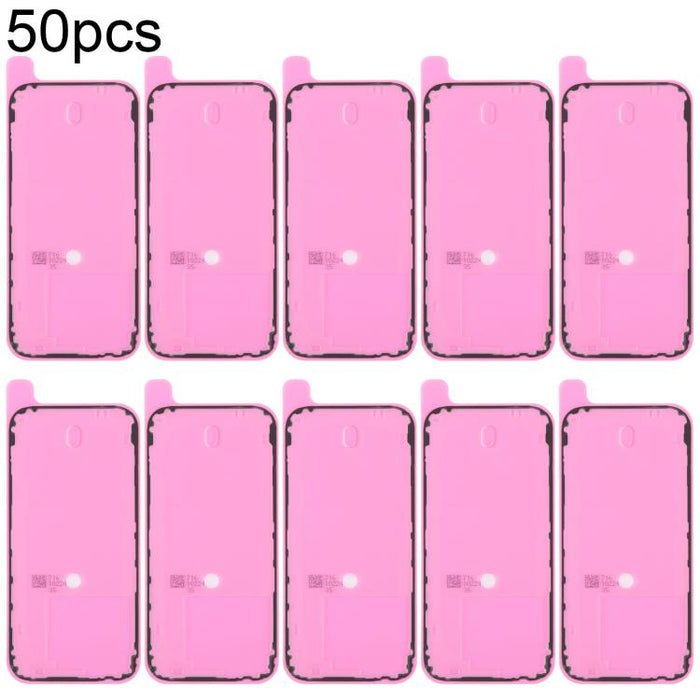 50 unidades de adhesivo para la cubierta de la carcasa trasera OEM, compatible con pruebas de hermeticidad., For iPhone 14, For iPhone 14 Plus, For iPhone 15, For iPhone 15 Plus, For iPhone 15 Pro Max, For iPhone 15 Pro, For iPhone 16, For iPhone 16 Pl...