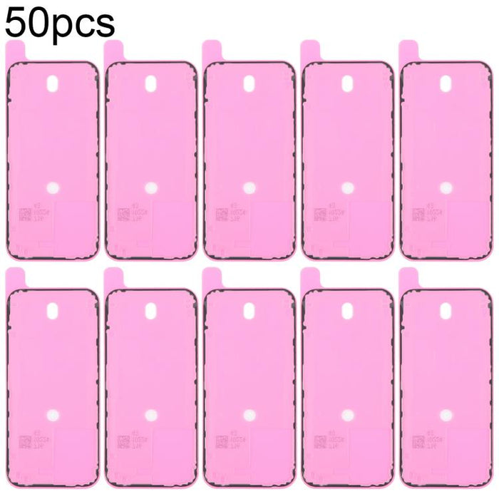 50 unidades de adhesivo para la cubierta de la carcasa trasera OEM, compatible con pruebas de hermeticidad., For iPhone 14, For iPhone 14 Plus, For iPhone 15, For iPhone 15 Plus, For iPhone 15 Pro Max, For iPhone 15 Pro, For iPhone 16, For iPhone 16 Pl...