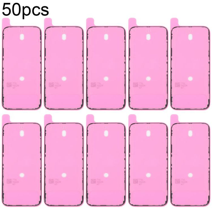 50 unidades de adhesivo para la cubierta de la carcasa trasera OEM, compatible con pruebas de hermeticidad., For iPhone 14, For iPhone 14 Plus, For iPhone 15, For iPhone 15 Plus, For iPhone 15 Pro Max, For iPhone 15 Pro, For iPhone 16, For iPhone 16 Pl...