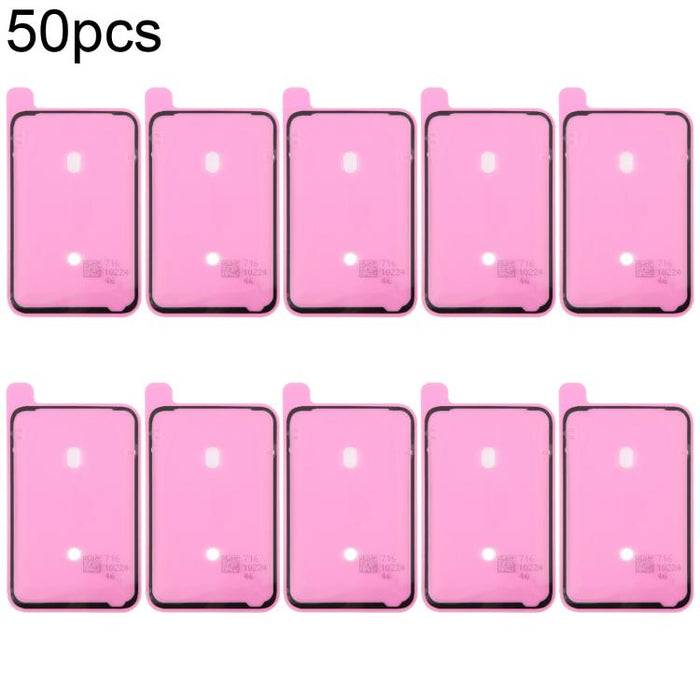 50 unidades de adhesivo para la cubierta de la carcasa trasera OEM, compatible con pruebas de hermeticidad., For iPhone 14, For iPhone 14 Plus, For iPhone 15, For iPhone 15 Plus, For iPhone 15 Pro Max, For iPhone 15 Pro, For iPhone 16, For iPhone 16 Pl...