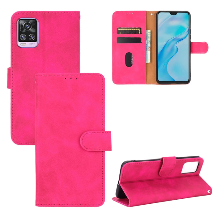Funda de piel sintética con textura de piel de becerro con tapa horizontal y hebilla magnética con soporte, ranuras para tarjetas y cartera, For OPPO F17, For vivo V20 Pro / S7, For vivo V20 4G (Indian Version), For vivo Y73s, For Nokia 3.4            ...