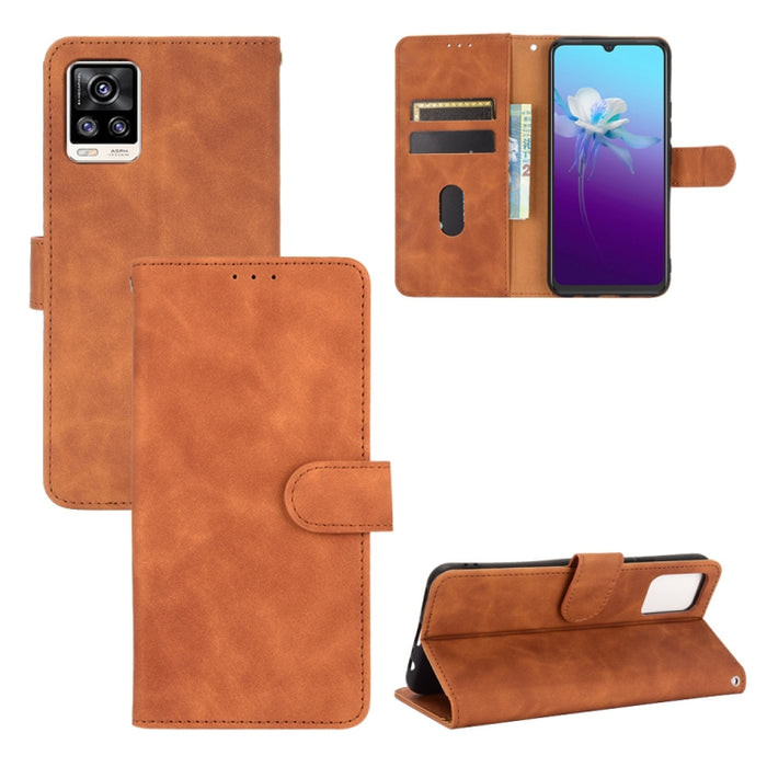 Funda de piel sintética con textura de piel de becerro con tapa horizontal y hebilla magnética con soporte, ranuras para tarjetas y cartera, For OPPO F17, For vivo V20 Pro / S7, For vivo V20 4G (Indian Version), For vivo Y73s, For Nokia 3.4            ...