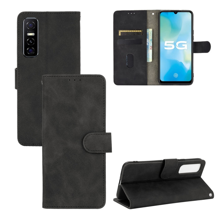 Funda de piel sintética con textura de piel de becerro con tapa horizontal y hebilla magnética con soporte, ranuras para tarjetas y cartera, For OPPO F17, For vivo V20 Pro / S7, For vivo V20 4G (Indian Version), For vivo Y73s, For Nokia 3.4            ...
