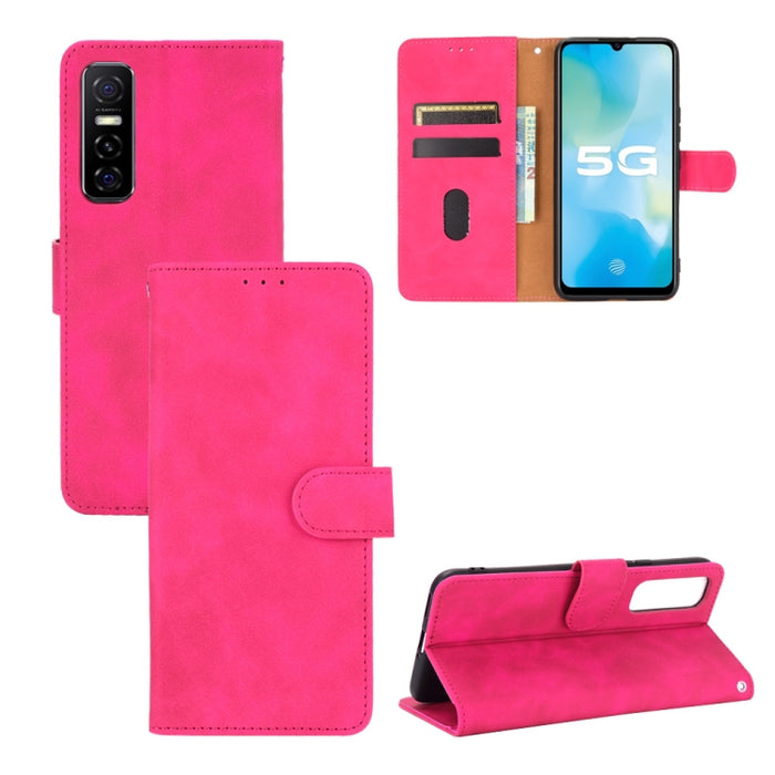 Funda de piel sintética con textura de piel de becerro con tapa horizontal y hebilla magnética con soporte, ranuras para tarjetas y cartera, For OPPO F17, For vivo V20 Pro / S7, For vivo V20 4G (Indian Version), For vivo Y73s, For Nokia 3.4            ...