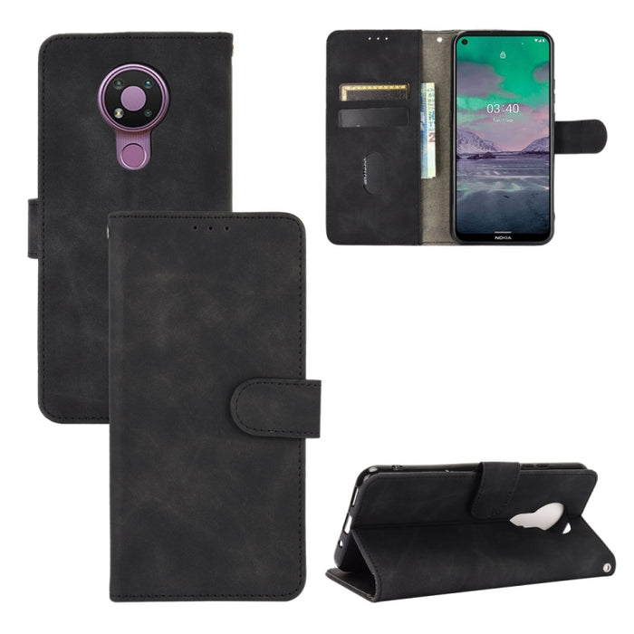 Funda de piel sintética con textura de piel de becerro con tapa horizontal y hebilla magnética con soporte, ranuras para tarjetas y cartera, For OPPO F17, For vivo V20 Pro / S7, For vivo V20 4G (Indian Version), For vivo Y73s, For Nokia 3.4            ...