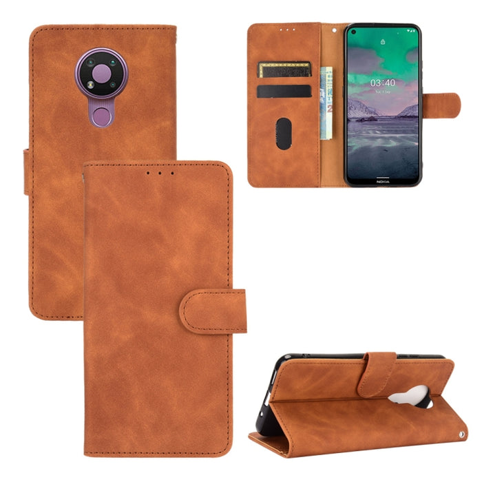 Funda de piel sintética con textura de piel de becerro con tapa horizontal y hebilla magnética con soporte, ranuras para tarjetas y cartera, For OPPO F17, For vivo V20 Pro / S7, For vivo V20 4G (Indian Version), For vivo Y73s, For Nokia 3.4            ...