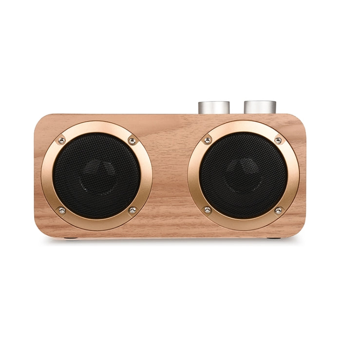 Q7 Subwoofer Altavoz Bluetooth de madera, compatible con tarjeta TF y disco U y AUX de 3,5 mm