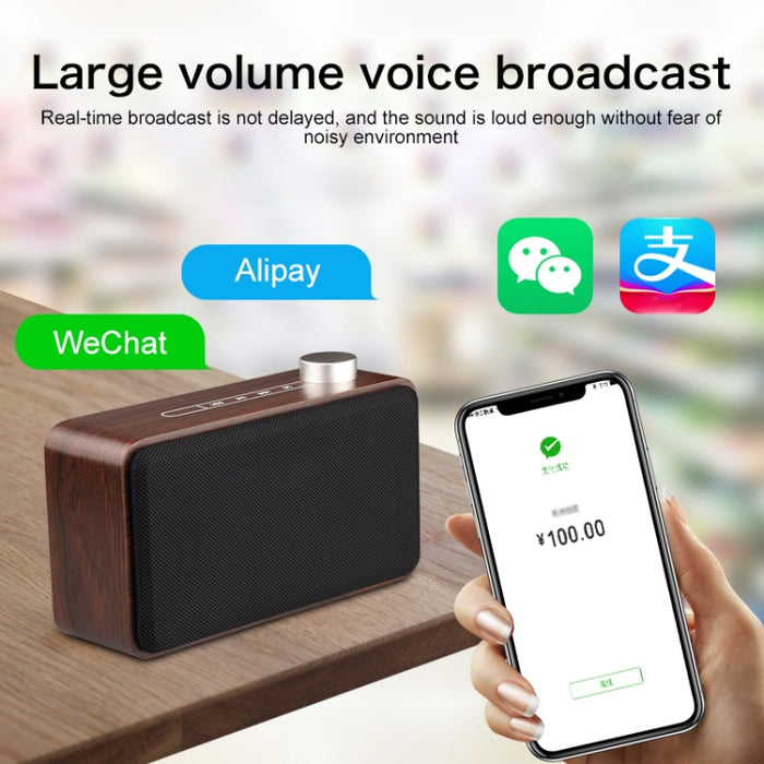Altavoz Bluetooth táctil de madera de tela de subwoofer W5A, compatible con tarjeta TF y disco U y AUX de 3,5 mm