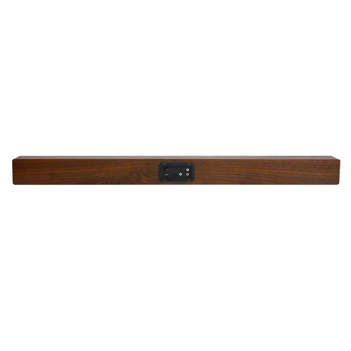 D90 Subwoofer Altavoz Bluetooth 4.2 de madera con control remoto, compatible con tarjeta TF y coaxial auxiliar de 3,5 mm y fibra óptica y disco U