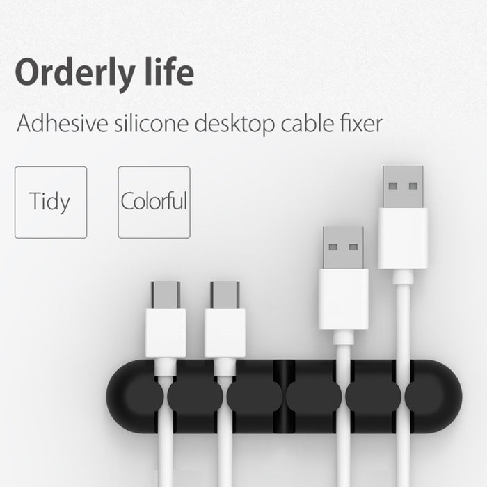 ORICO CBS5 Fijador de enrollador de administrador de cables de escritorio de material de silicona, tamaño: 9,6 * 2 * 1,2 cm