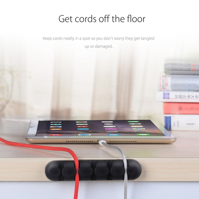 ORICO CBS5 Fijador de enrollador de administrador de cables de escritorio de material de silicona, tamaño: 9,6 * 2 * 1,2 cm