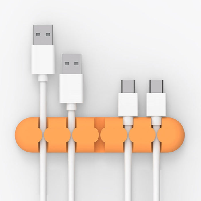 ORICO CBS5 Fijador de enrollador de administrador de cables de escritorio de material de silicona, tamaño: 9,6 * 2 * 1,2 cm