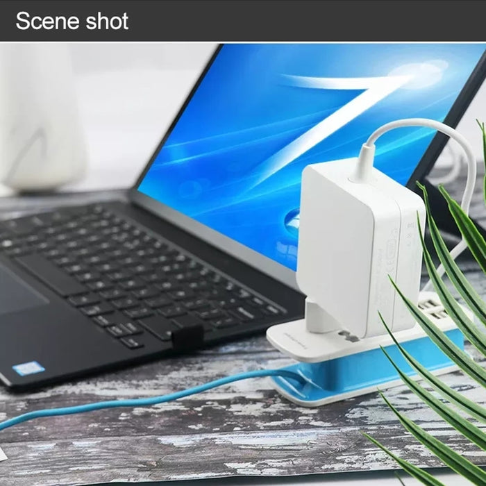 Cargador portátil con adaptador de corriente alterna de 85W con cable de carga de 1,8 m, enchufe de la UE
