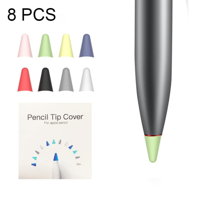 Cubierta de punta antideslizante silenciosa resistente al desgaste de 8 piezas para M-pencil Lite
