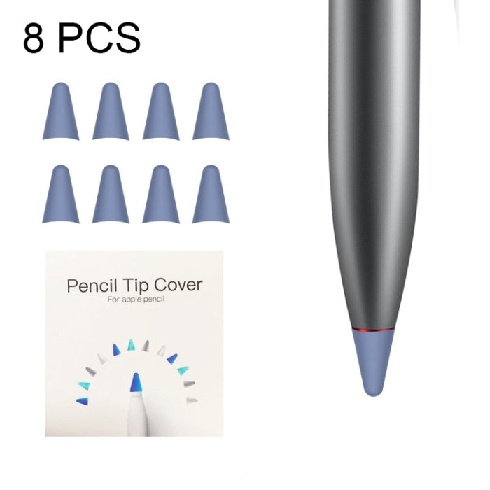 Cubierta de punta antideslizante silenciosa resistente al desgaste de 8 piezas para M-pencil Lite