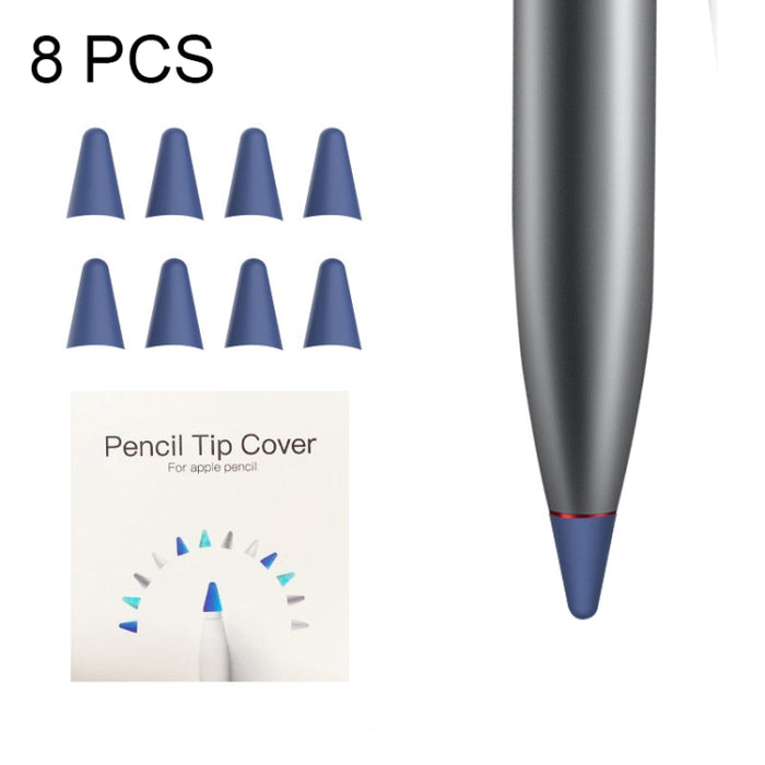 Cubierta de punta antideslizante silenciosa resistente al desgaste de 8 piezas para M-pencil Lite