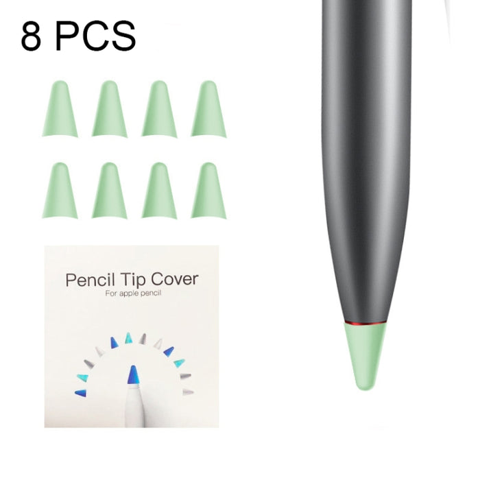 Cubierta de punta antideslizante silenciosa resistente al desgaste de 8 piezas para M-pencil Lite