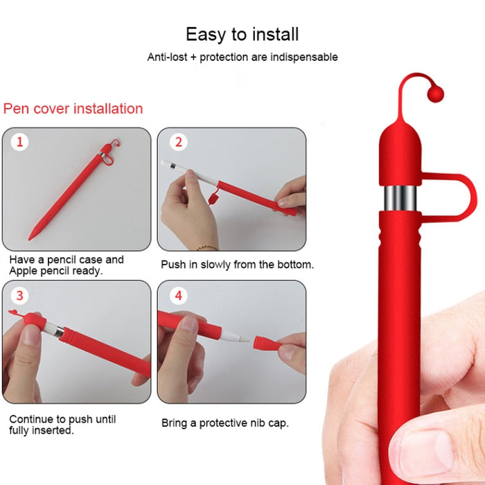 Apple Pen Cover Funda protectora antipérdida para Apple Pencil