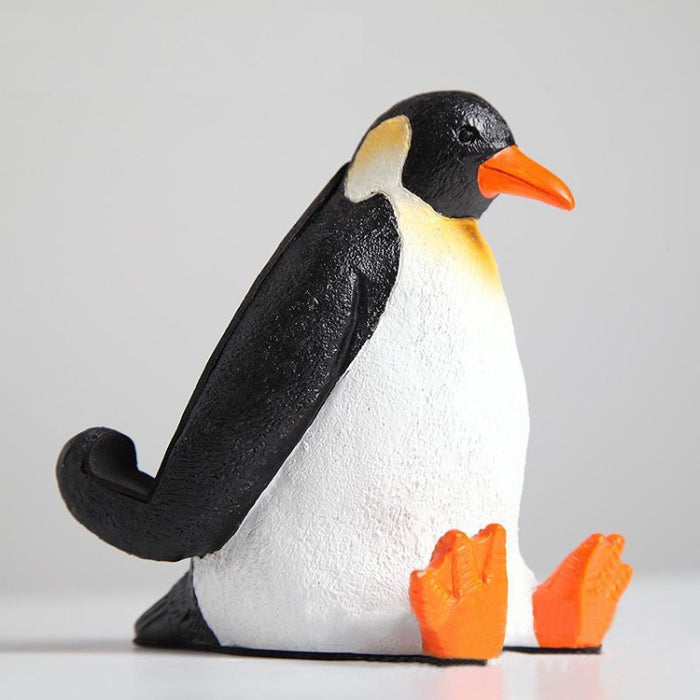 Keepwood KW-0142 Soporte para tableta de escritorio universal creativo con forma de pingüino