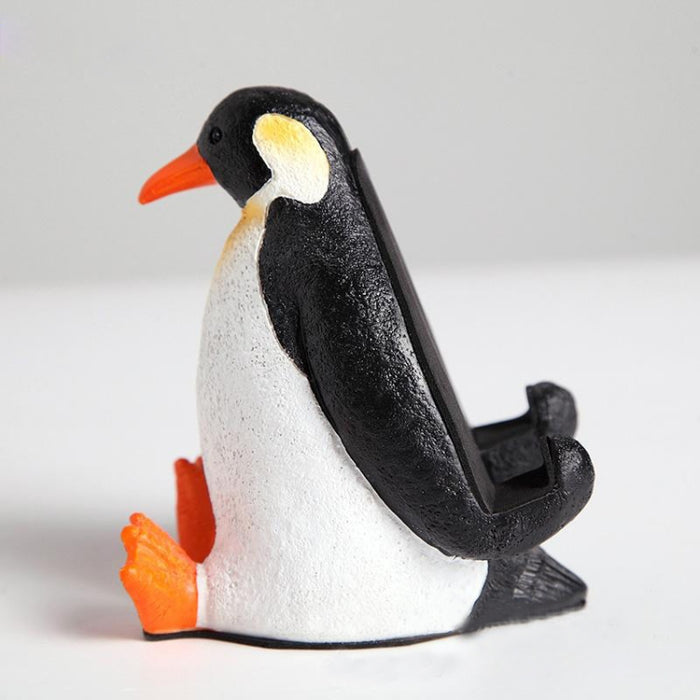 Keepwood KW-0142 Soporte para tableta de escritorio universal creativo con forma de pingüino