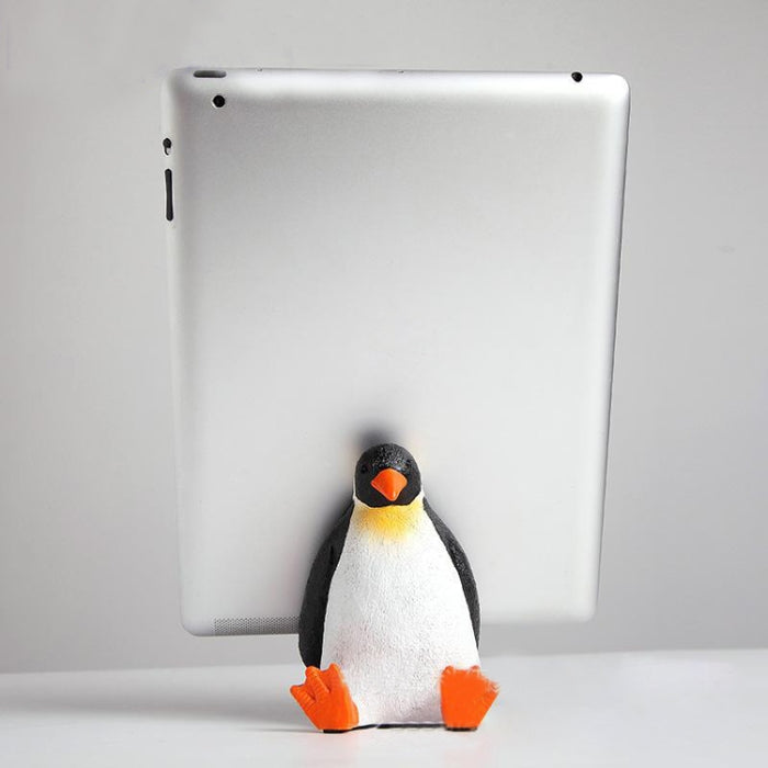 Keepwood KW-0142 Soporte para tableta de escritorio universal creativo con forma de pingüino